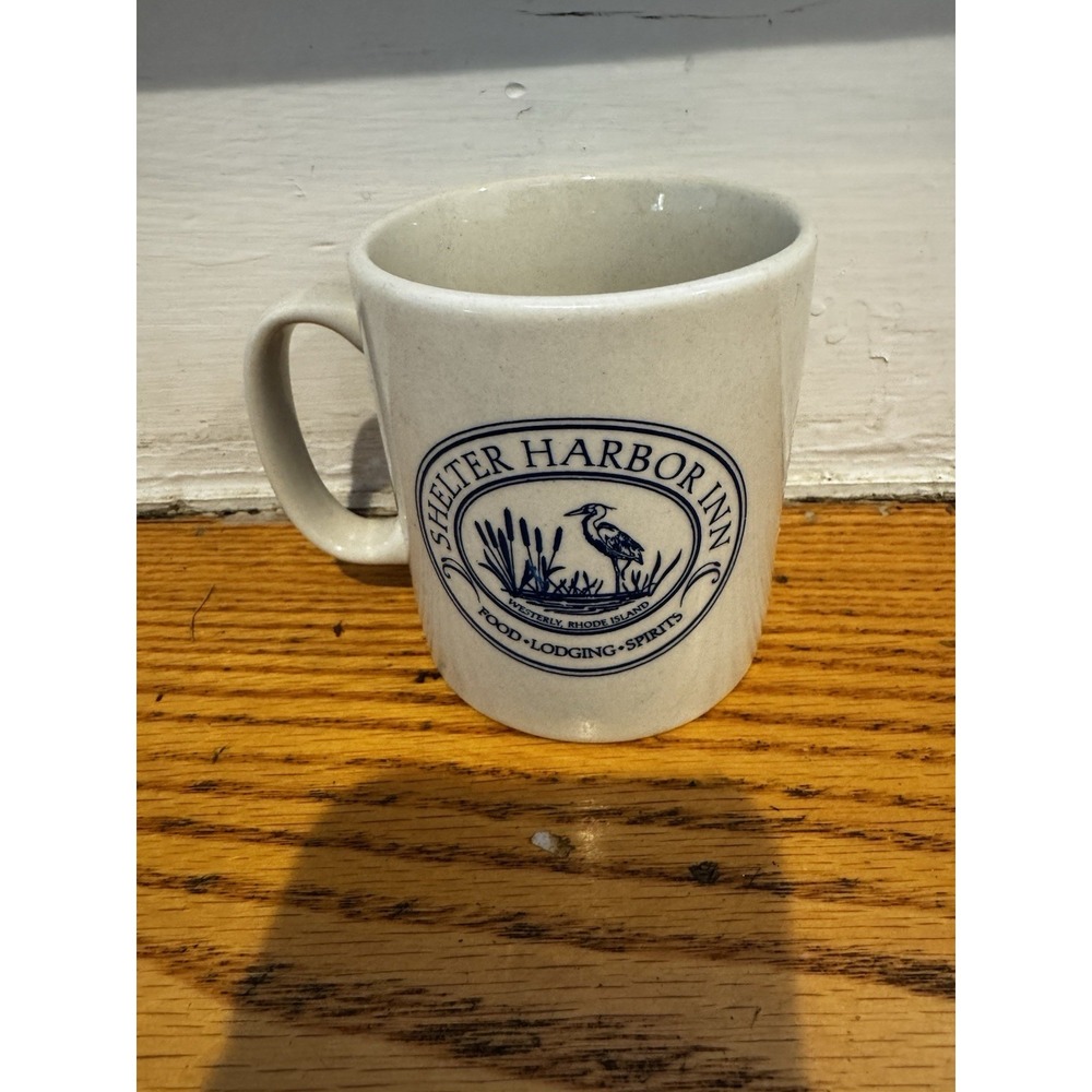 Vintage Shelter Harbor Inn Westerly Rhode‎ Island Double Sided Mug Logo